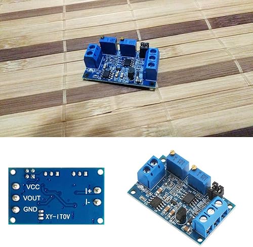 Miniatura 6 de Ximimark Módulo convertidor de corriente a voltaje 0/4-20mA a 0-3.3V 0-5V 0-10V Transmisor de voltaje Conversión de señal Placa de acondicionamiento
