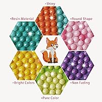 Vista 8 de sinceroduct 84 piezas de calcomanías de diamante para niños, kits de arte de mosaico, calcomanías de gema 5D, kits de arte y manualidades