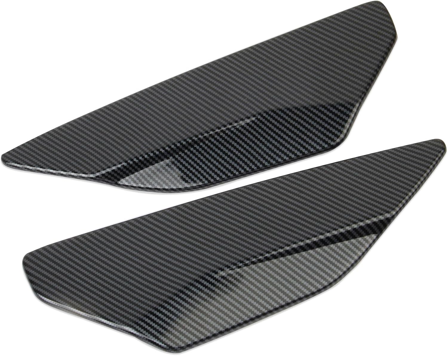 crosselec Carbon Fiber Style Rear Wing Spoiler Side Cover Trim Accessories for Chevrolet Corvette C8 2020-2026