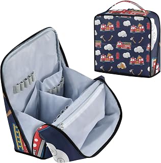 Car Print Makeup Bag, Travel Toiletry Bag | Lightweight Large Travel Cosmetic Bag for Women, Water-Resistant Portable Makeup Case Organizer