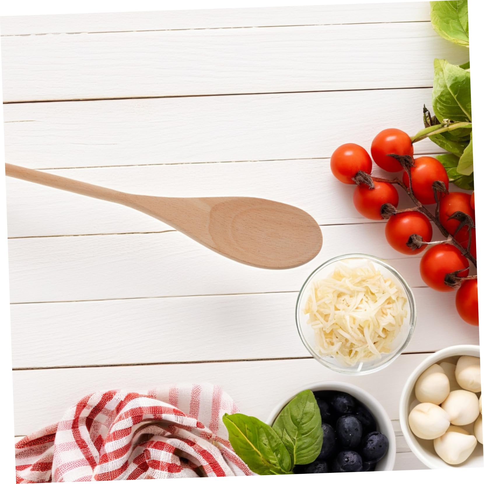 Cucchiaio di Legno da Cucina, 24 Pezzi Non Verniciati