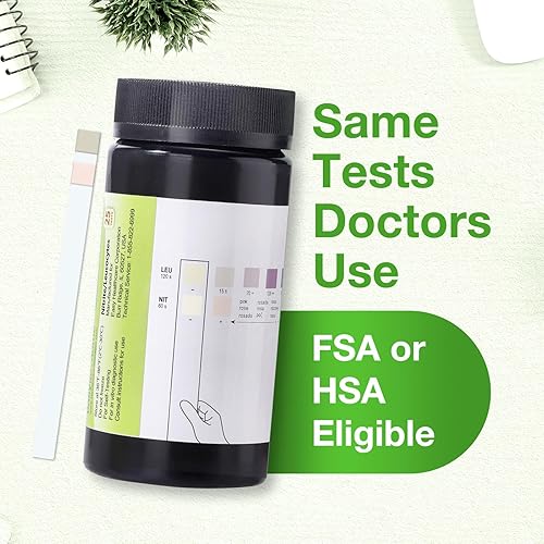 Miniatura 3 de Easy@Home Tiras de prueba de UTI 25 pruebas, kit de prueba de orina instantánea para infecciones de infecciones urinarias, pruebas de infección