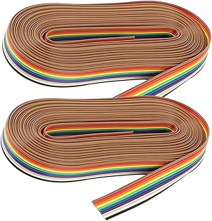 6 Rolos 10 Cabos De Computador Cabo De Fita De 10 Pinos Fio De Cabo Cabo De Fita De Computador Cabo Sae Cabo Y 10 Cabo De Fita Cabo De Ligação De Fita Cabo De Fita Plana