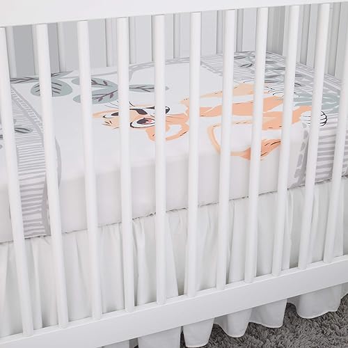 Miniatura 4 de Disney Lion King - Sábana bajera ajustable para cuna, oro, azul y marfil, color dorado, aguamarina, blanco, rey león, oro, verde azulado y marfil