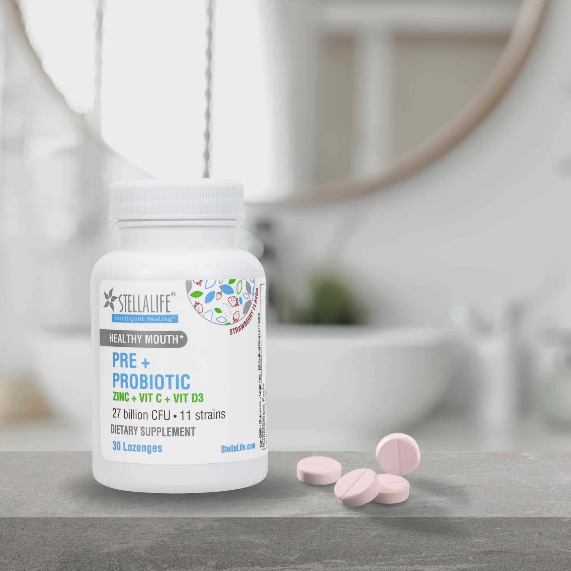Amazon.com: StellaLife Probiotics Oral PRE+PROBIOTICS LOZENGES