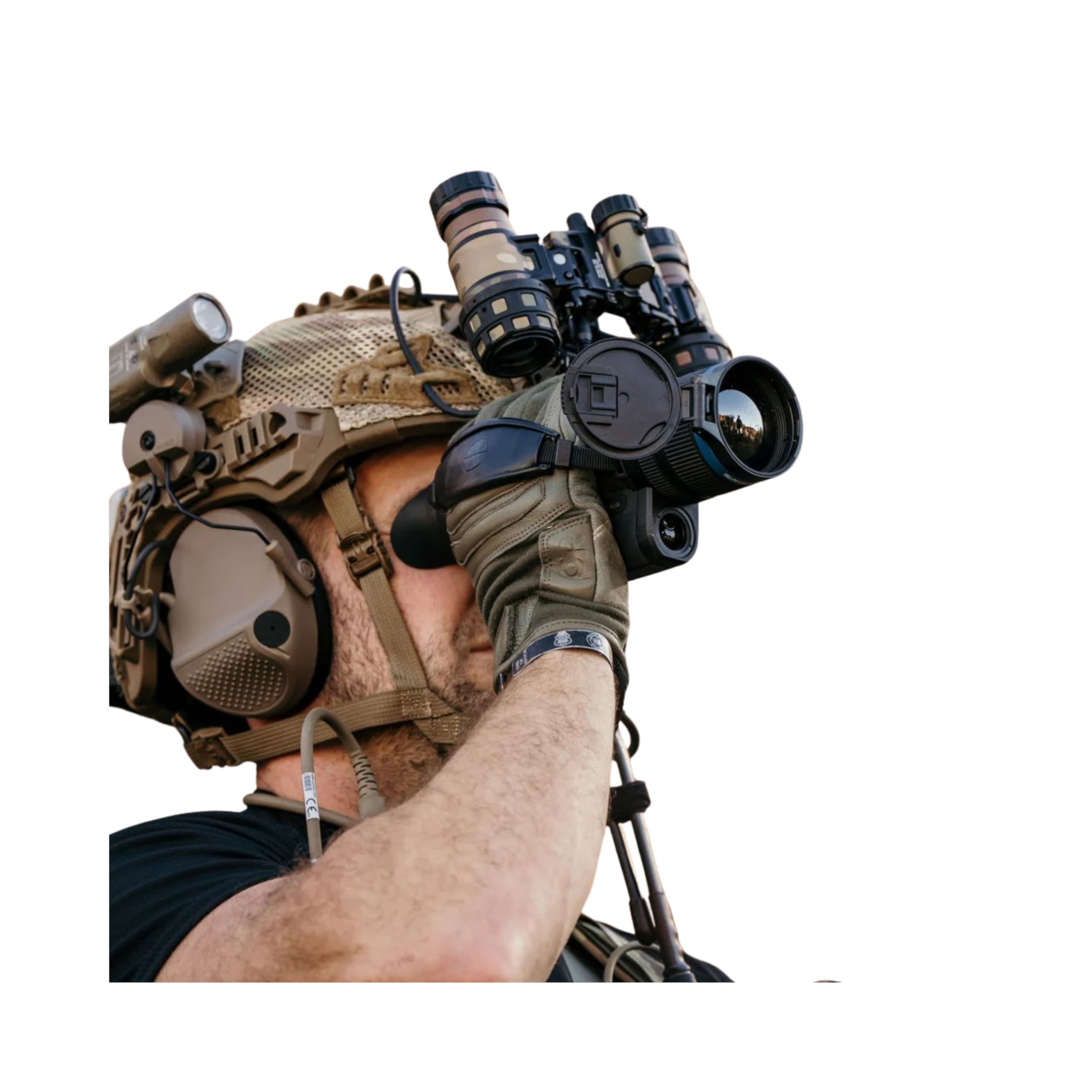 Outdoor Research Ironsight II FR rękawice taktyczne, zmniejszające palność, Nomex & Kevlar, skórzana powierzchnia dłoni, palce do ekranu dotykowego, Ranger Green, XL