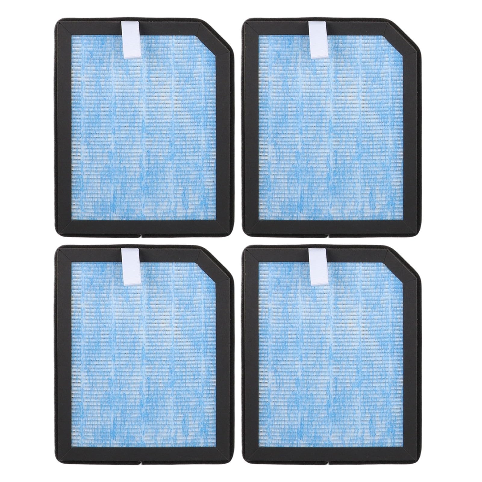 Pack de 4 filtros H13 True HEPA de repuesto para purificador de aire Aircilina AP1501, sistema de filtro de 3 niveles con carbón activo contra humo y olores, prefiltro lavable para alérgicos y