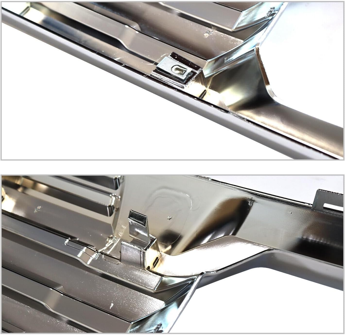 MGWILL Front Bumper Lower Grille Plate Compatible with 2019-2022 GMC Sierra 1500 AT4/Denali Replacement for 84176747 Chrome