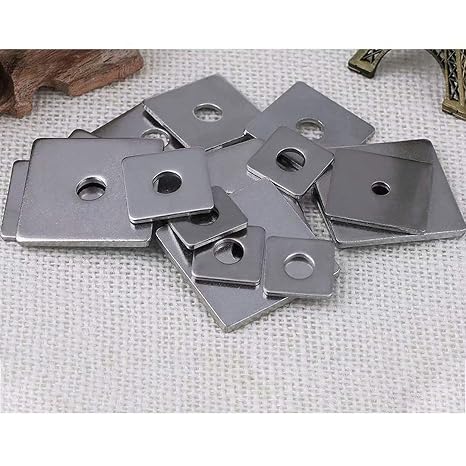 Square Plate Washer, Stainless Steel Heavy Duty Square Washers M3101,100 pcs