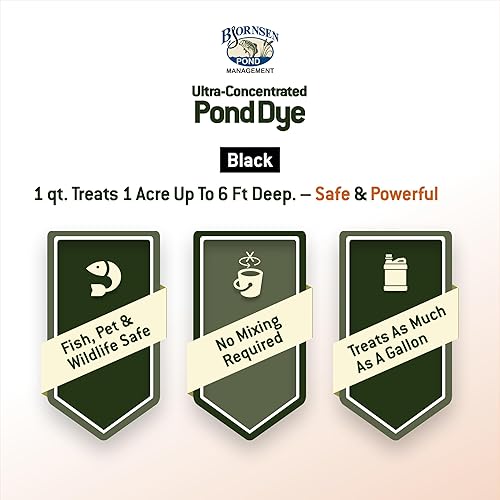 Miniatura 2 de Tinte negro ultraconcentrado para estanque - 1 cuarto de galón Líquido (paquete de 2 cuartos de galón)