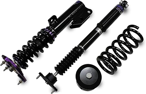 Miniatura 16 de D2 Racing RS Coilovers 36 MANERAS ajustables para 1993-2002 Nissan Marzo