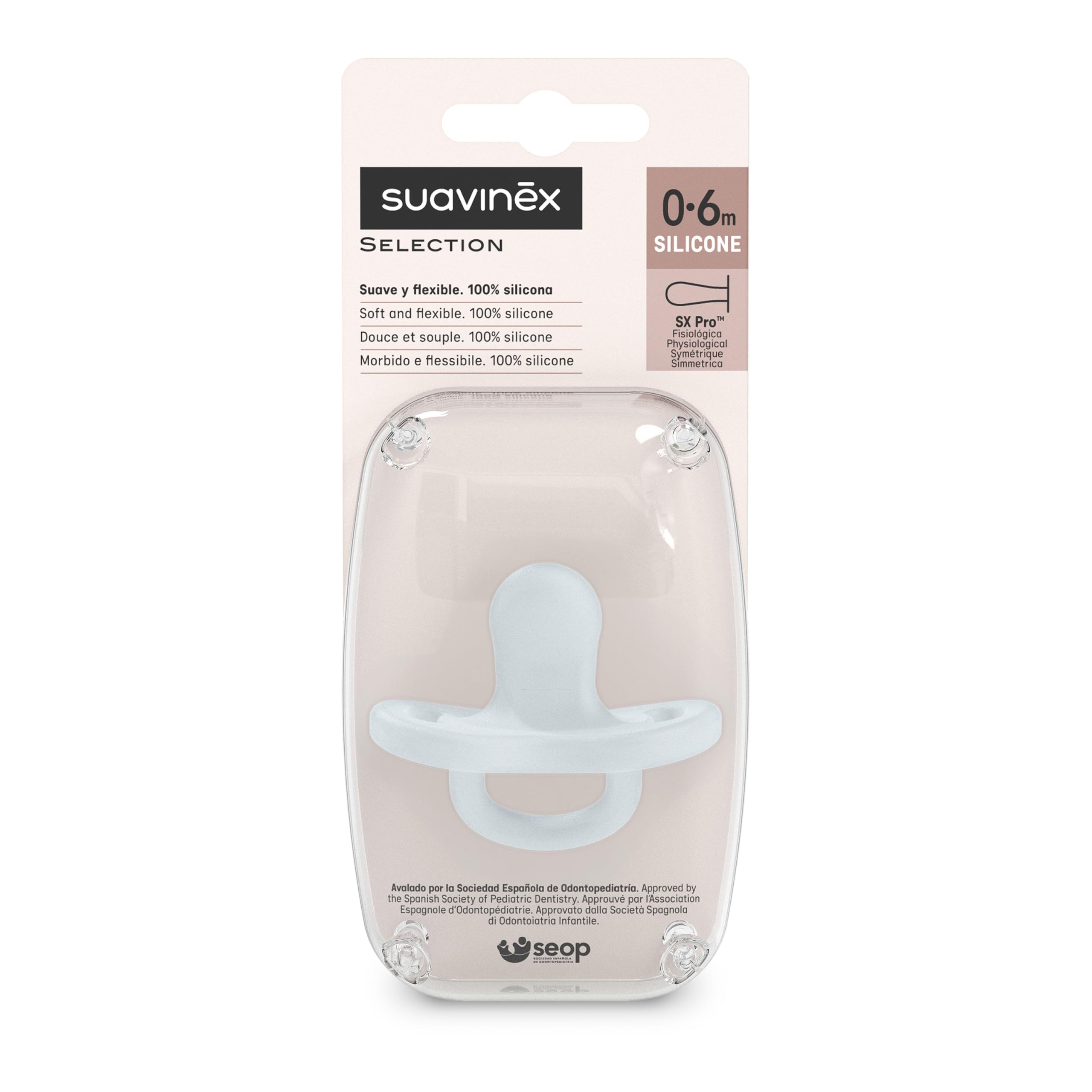 Color Essence Suavinex Succhietto Silicone 6/18 Rosso