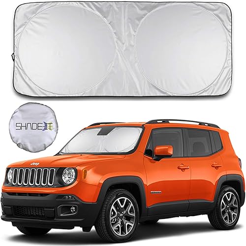 Miniatura 7 de Shade-It Parasol para parabrisas de automóvil duradero de poliéster 210T bloqueo de calor protección UV bloqueador de luz solar visera reflectante