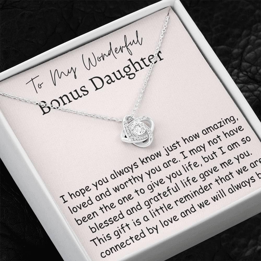 IPINK-Bonus Daughter Necklace Gift for Daughter-in-law Unbiological Daughter Goddaughter Gift Birthday Gifts for Her - Image 7