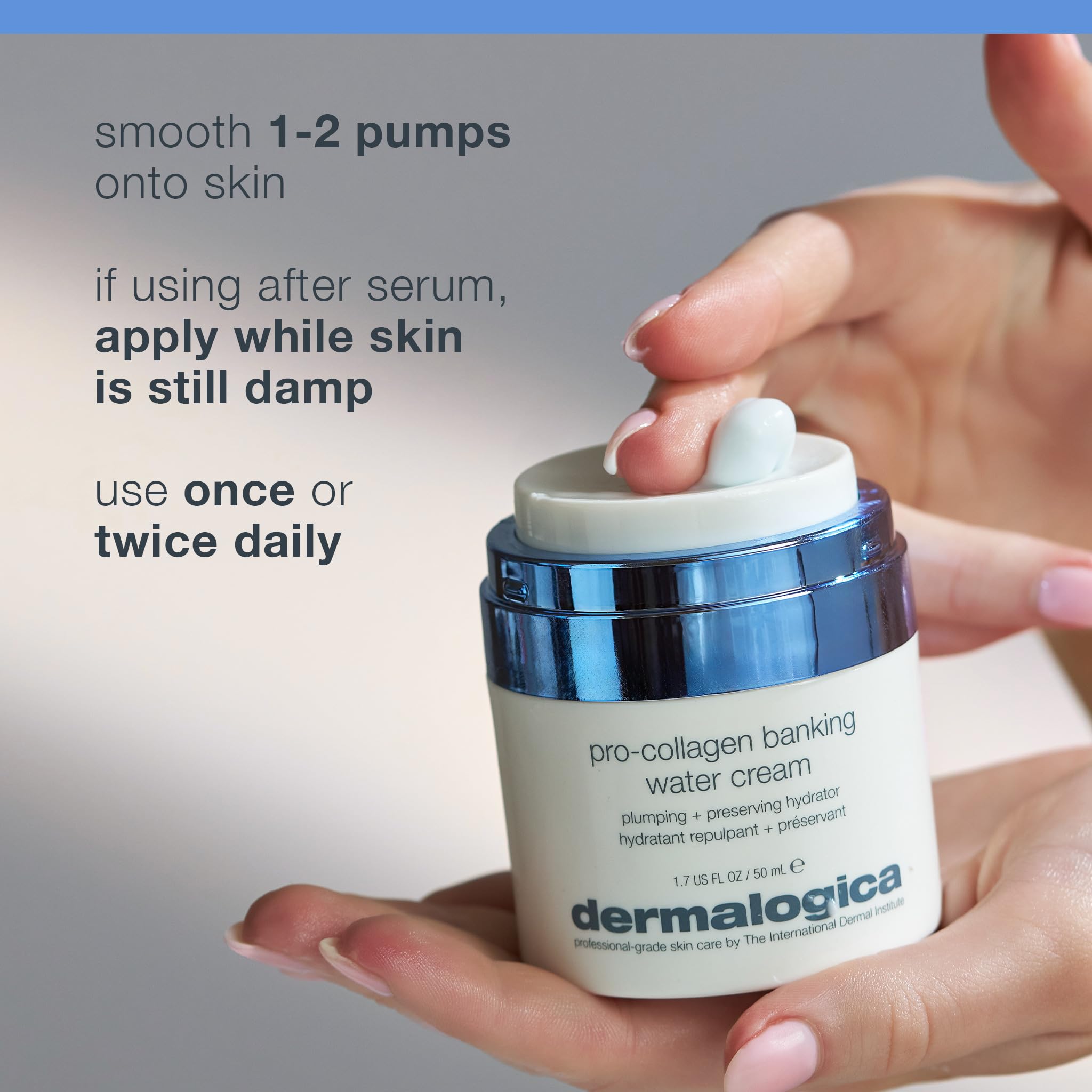 Dermalogica Pro Collagen Banking Water Cream, Collagen Moisturizer for Face - Preserving Collagen and Elastin, Supports Skin Barrier, 1.7 fl oz