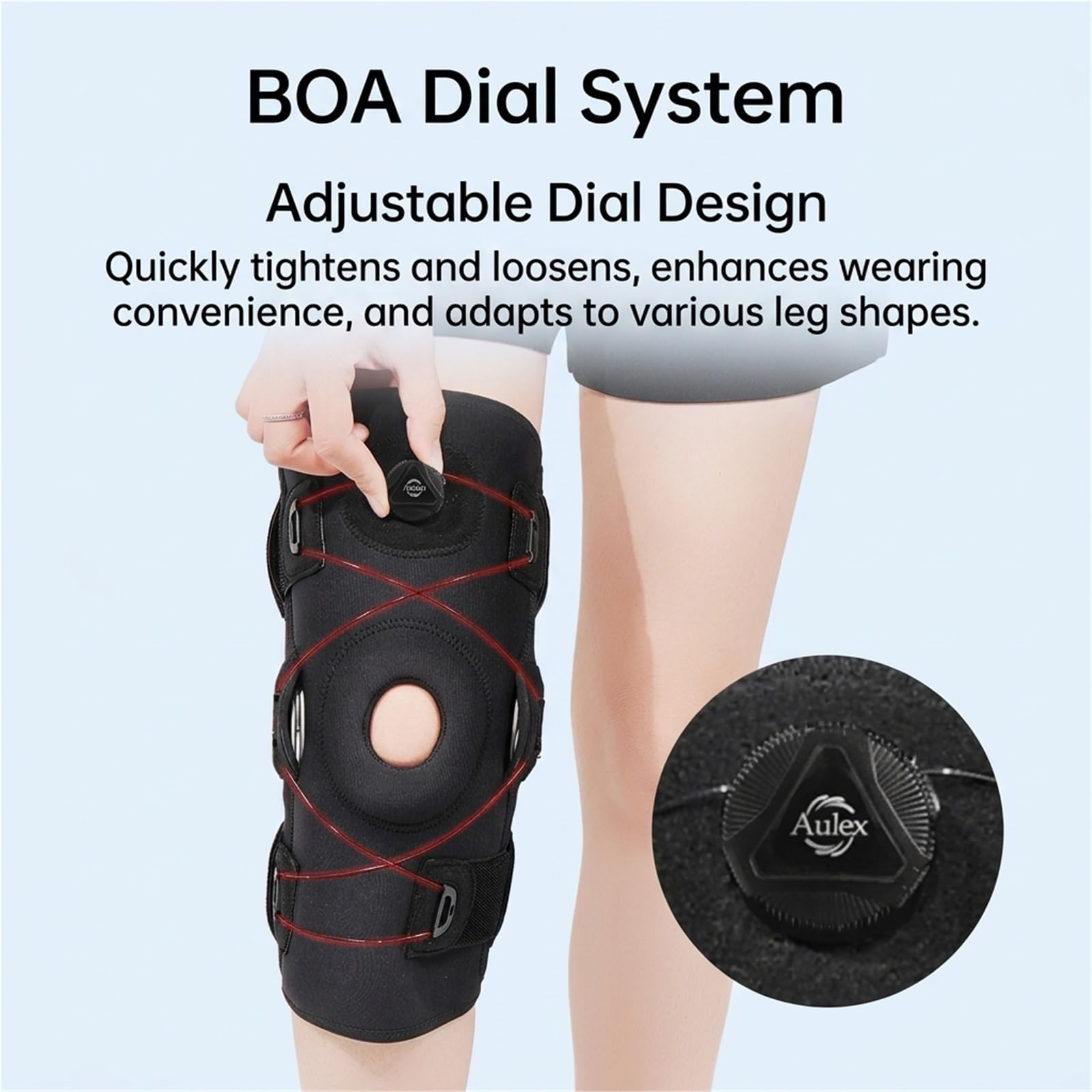 Genouillère de Sport de Maintien avec Coussinet EVA Anti-Choc et Sangles de Compression Ajustables Attelle de Genou Rotulienne pour Running Basketball Fitness et Musculation Homme Femme(M)