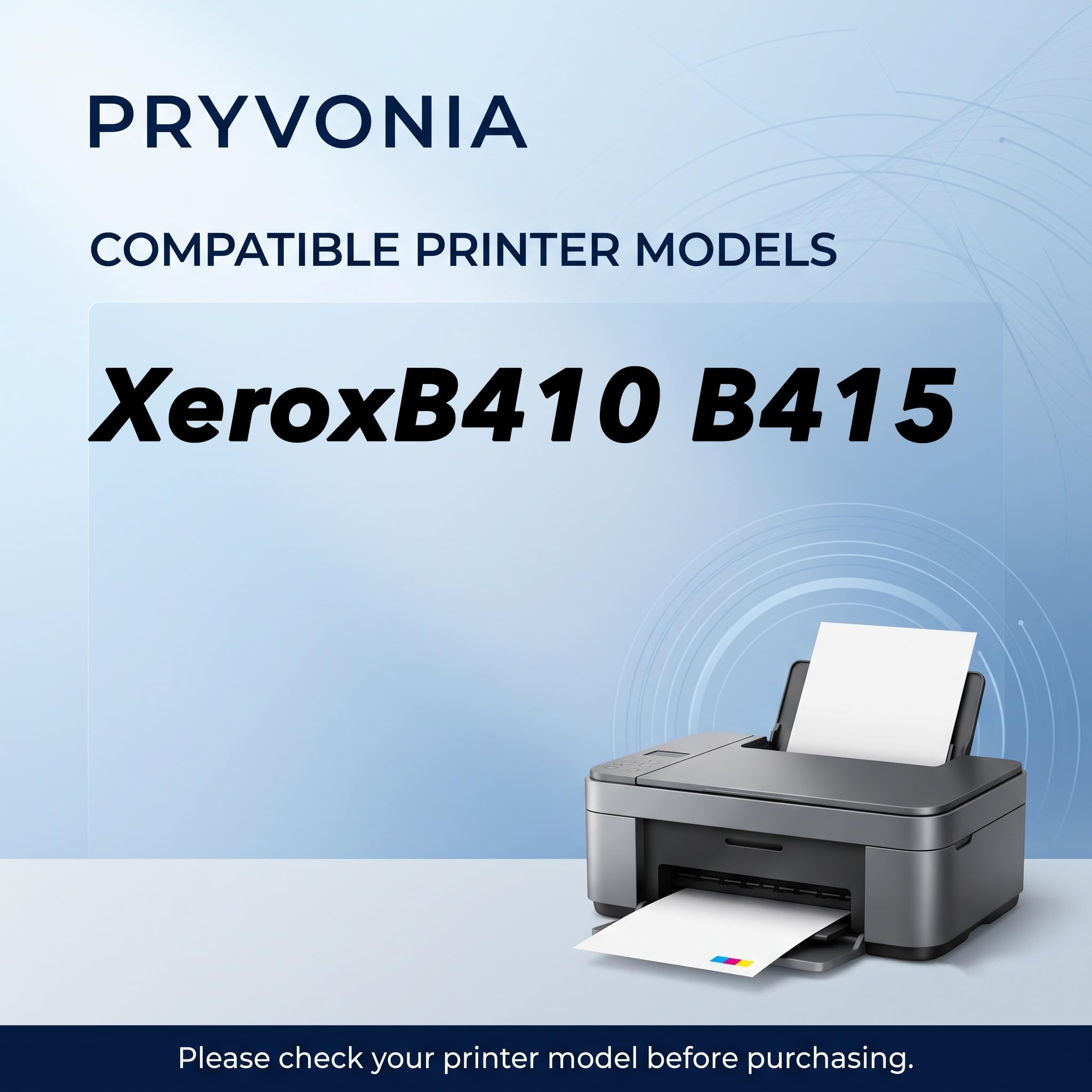 Kompatybilny toner 006R04725 do drukarek laserowych Xerox B410 i VersaLink B415, czarno-biała, 1 szt. kartusza z tonerem z chipem, standardowa pojemność, do 6000 stron