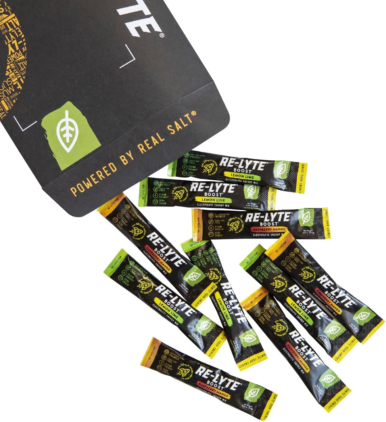REDMOND Re-Lyte Energy Stick Bundle, (5 Lemon Lime, 5 Rasp Mango)