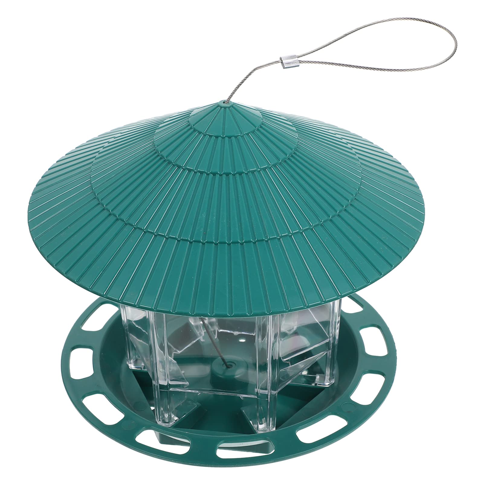 Mangiatoia Automatica Per Uccelli Da Appendere Contenitore Per Cibo Per Uccelli in Plastica Mangiatoia Decorativa