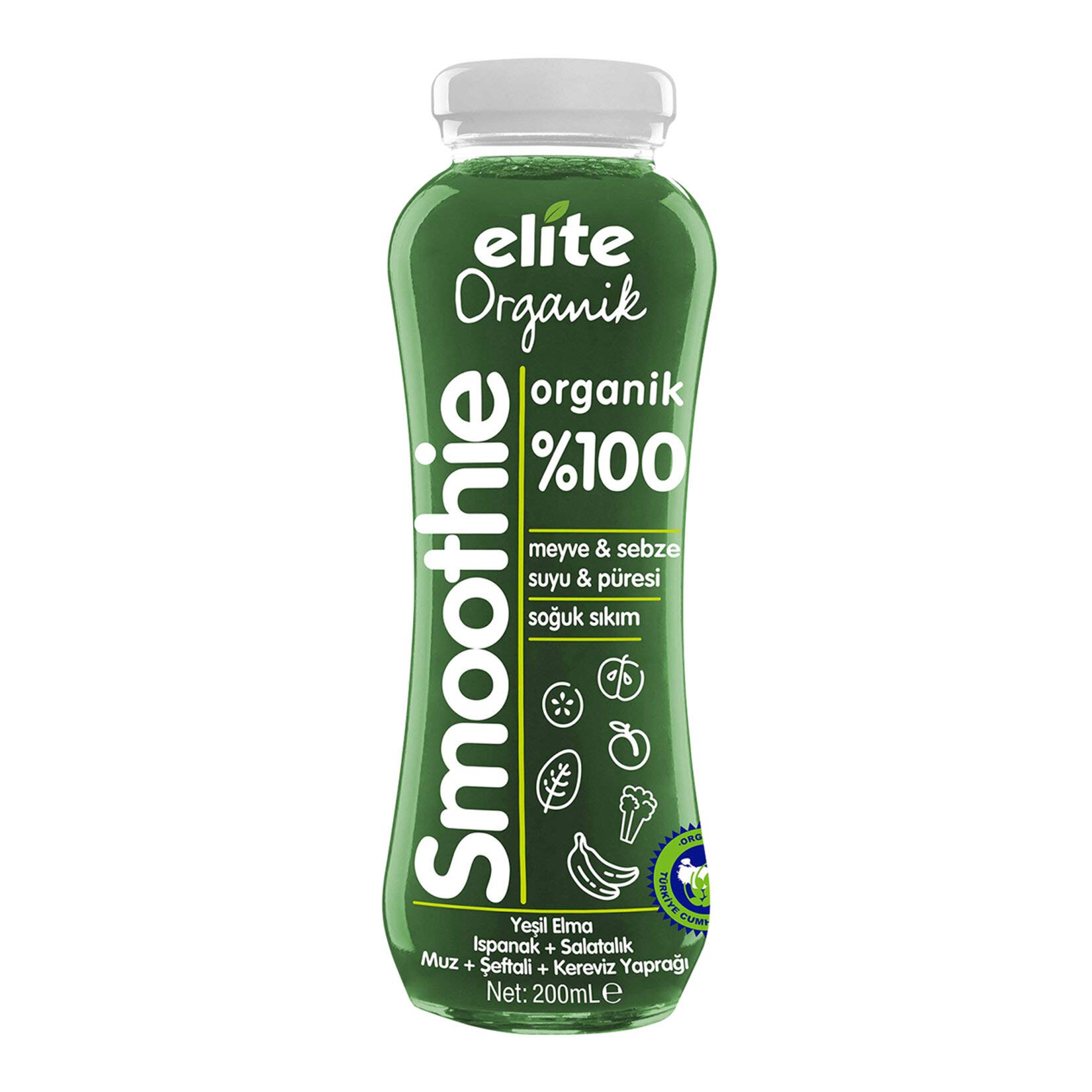 Elite organic Smoothie Yeşil 200 ml