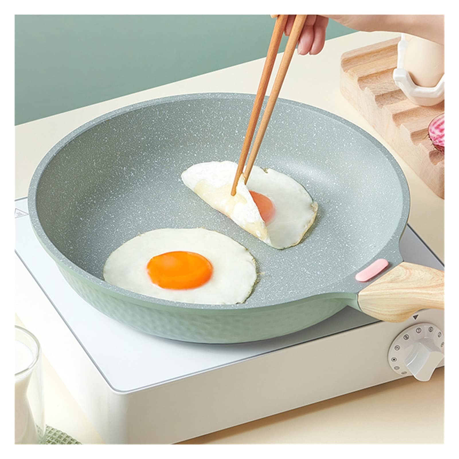 Frying Pan Cooking Pots for Kitchen Skillet Nonstick Pans Grill Pancake Saucepan Egg Induction Cooker Color A Size
