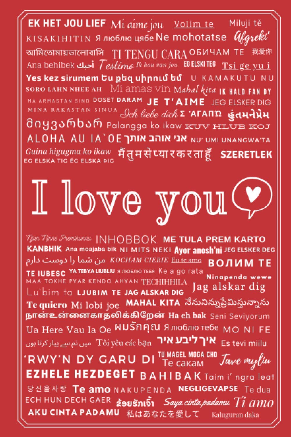 100 Ways To Say I Love You In Different Languages