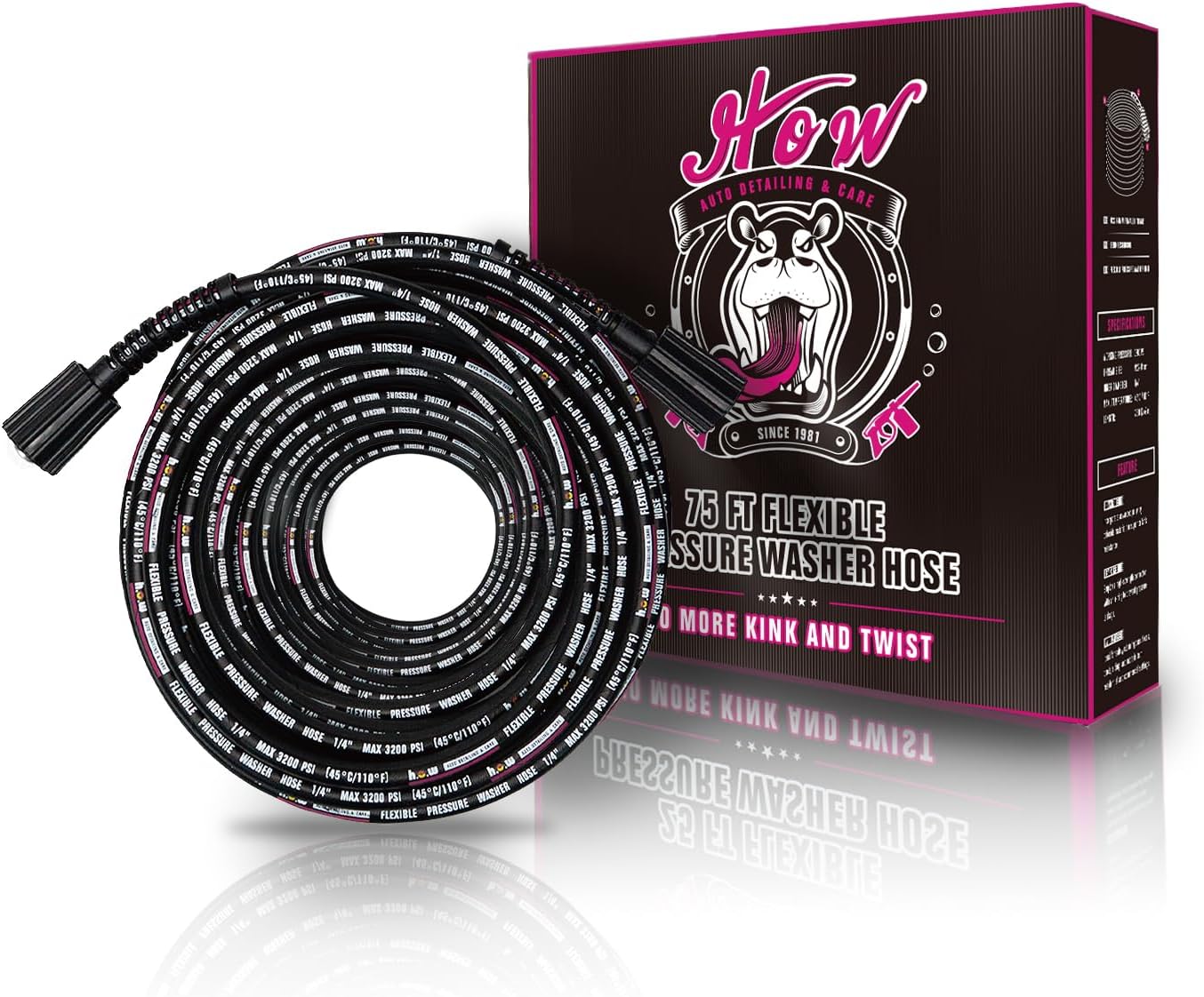 デコタミン スーパーフレキシブル高圧ホース 3/8 NPT 22m 【公式通販】