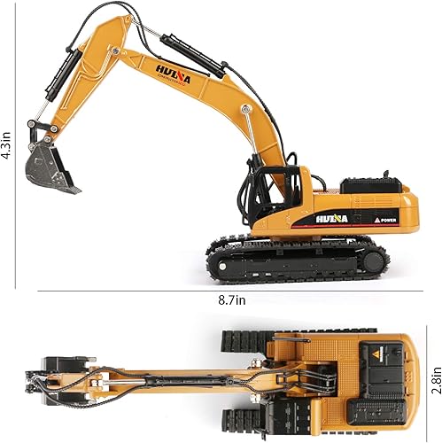 Vista 47 de Juguete de rodillo de carretera fundido a presión a escala 1/50, modelo de vehículos de construcción de metal para niños (rodillo de carretera)