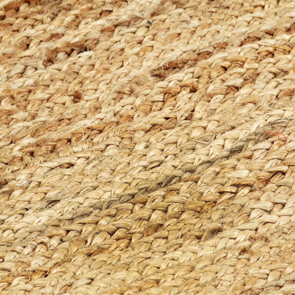 vidaXL Alfombra Hecha a Mano de Yute Natural Decoración Casa Hogar Salón Comedor Moquetas Tapiz Felpudo Estera Habitaciones Cubresuelo 80x160 cm