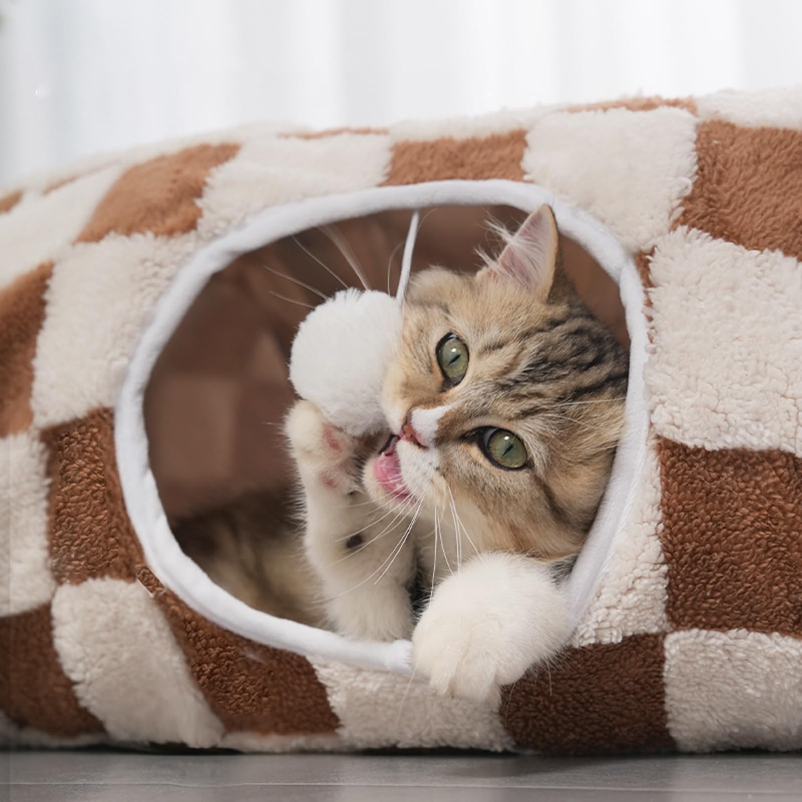 Cama Cueva Para Gatos Desmontable De Mascotas | De Juego Y Cueva Para Dormir Mascotas Pequeñas Interior Dormitorio Sala De Estar Balcón Apartamento Invierno