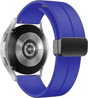 ستراب ساعة رياضي بديل من السيليكون الناعم والمتين بمشبك مغناطيسي مقاس السوار 22 ملم سريع الفك للرجال والنساء عدد 1