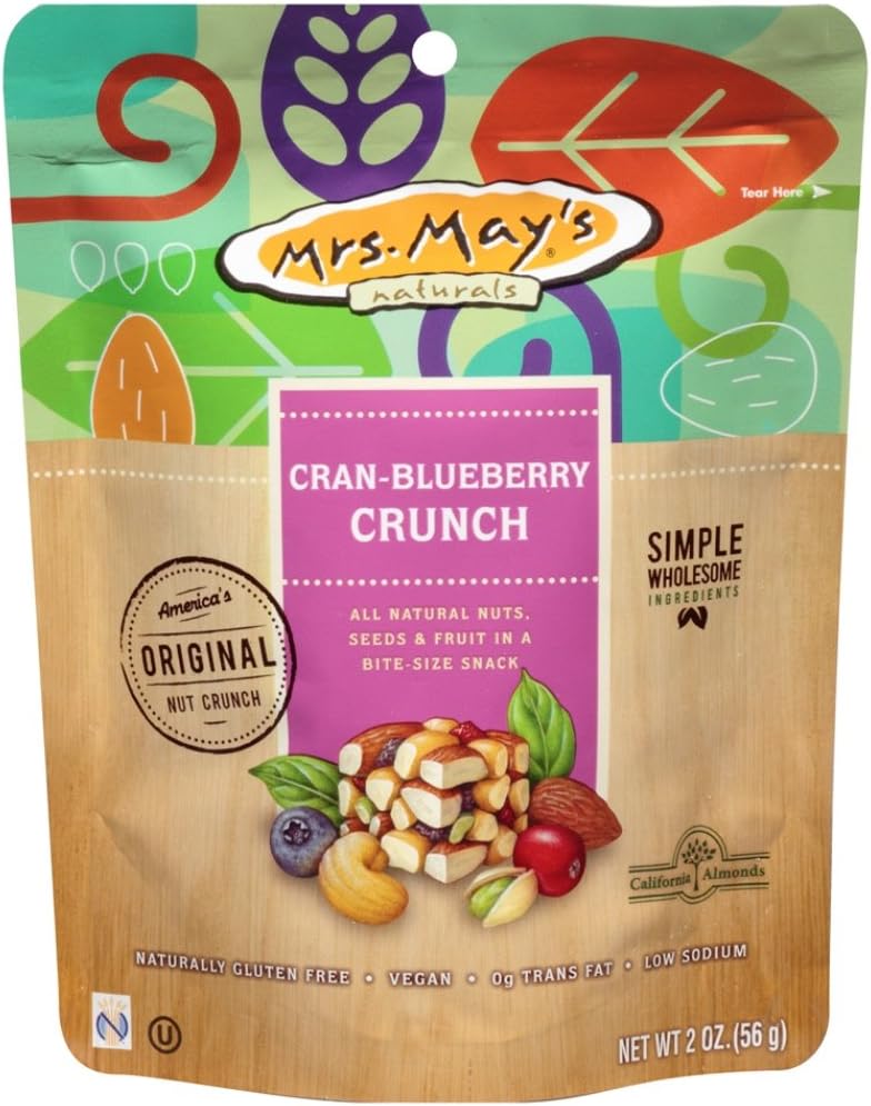 Mrs. May's Crunch, Cran Blueberry, 2 Ounce (Pack of 12)