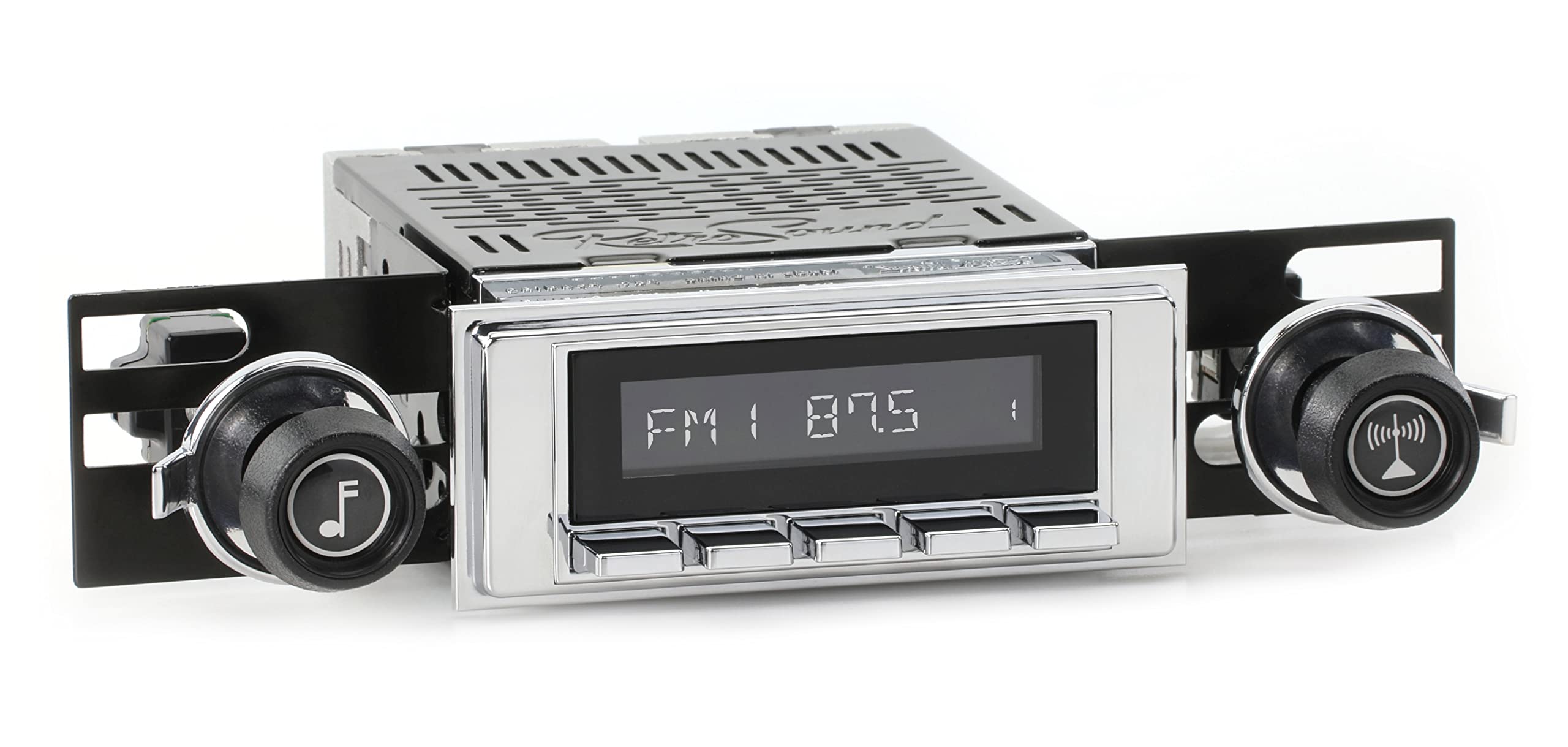 Retro Manufacturing LC-117-120-37-73-B Long Beach Radio (1968-72 Chevy Chevelle/El Camino)