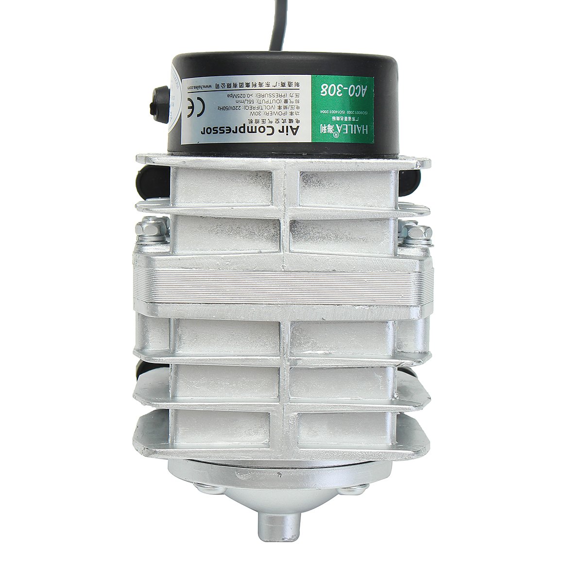 45L/Min 25W Elettromagnetico Compressore Acquario Ossigeno Stagno Aria Aeratore Pompa