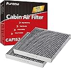 Puroma 2 Pack Cabin Air Filter with Activated Carbon, Replacement for CP157, CF12157, Select Lexus, Mazda, Subaru and Toyota Avalon, Camry, Corolla, Highlander, Prius, RAV4, Sienna, Venza