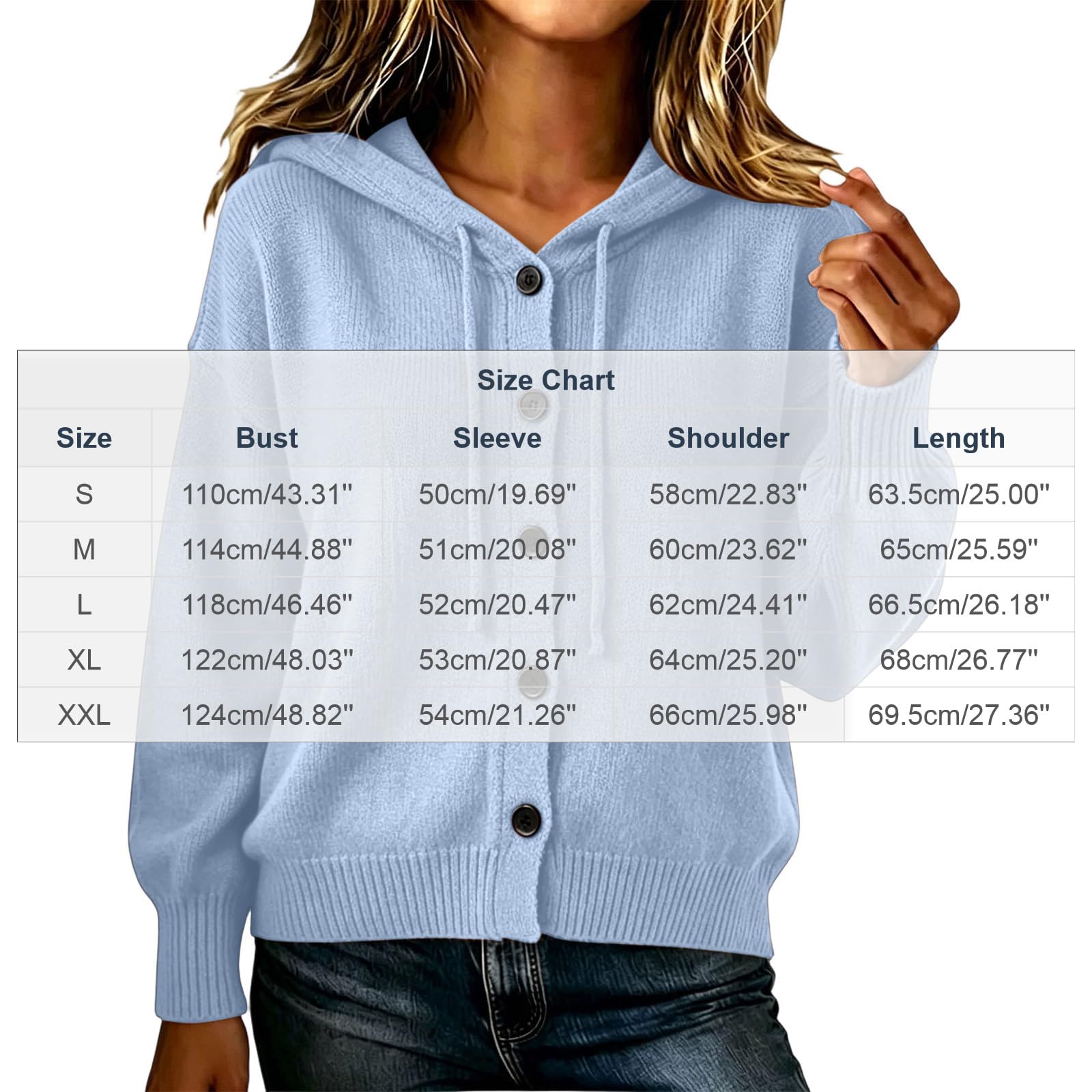 Gilet Femme Tricoté, Fermeture Boutonnée, Manches Longues, Format Court