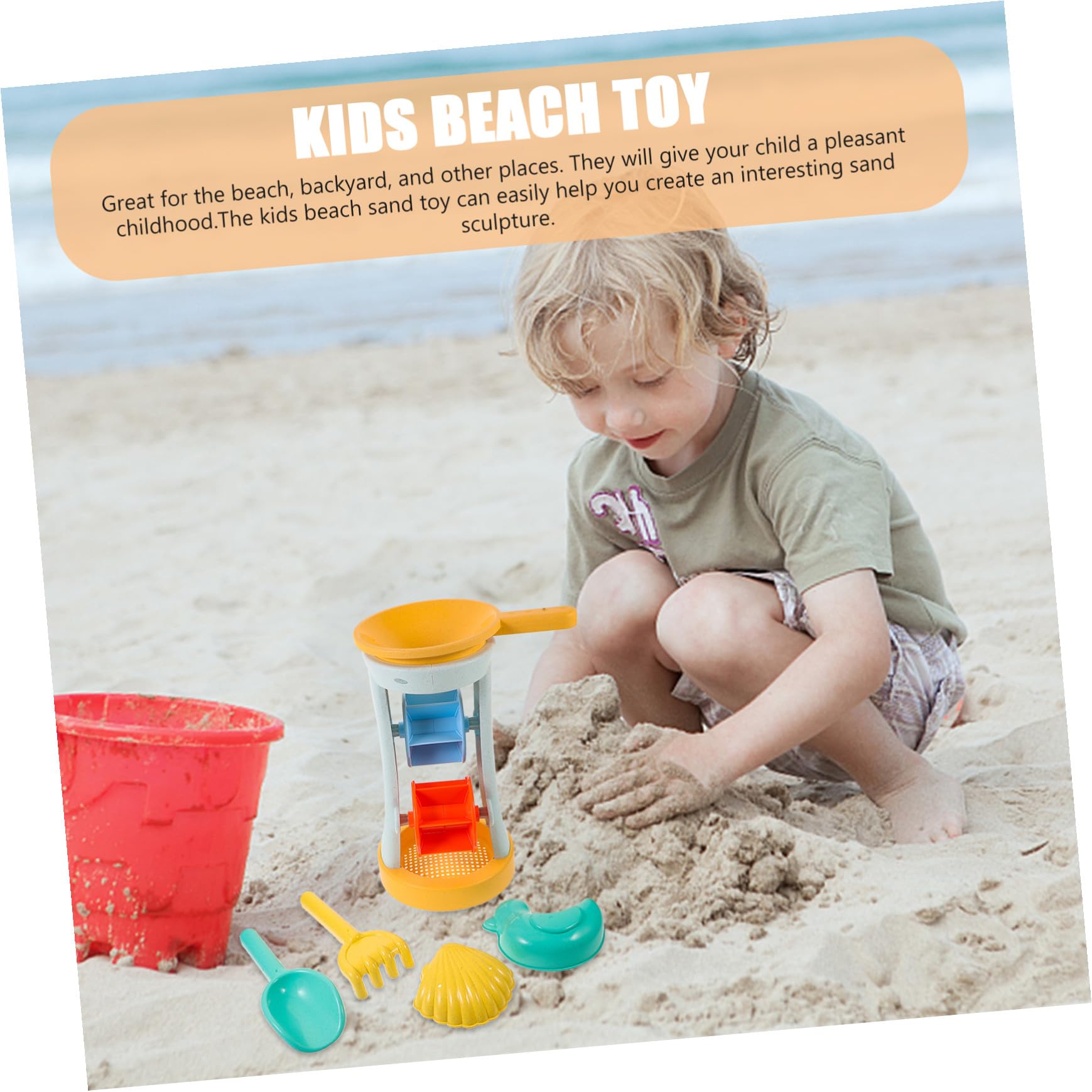 Beach Sand Play Set in Plastico, Giochi per Spiaggia per Kids