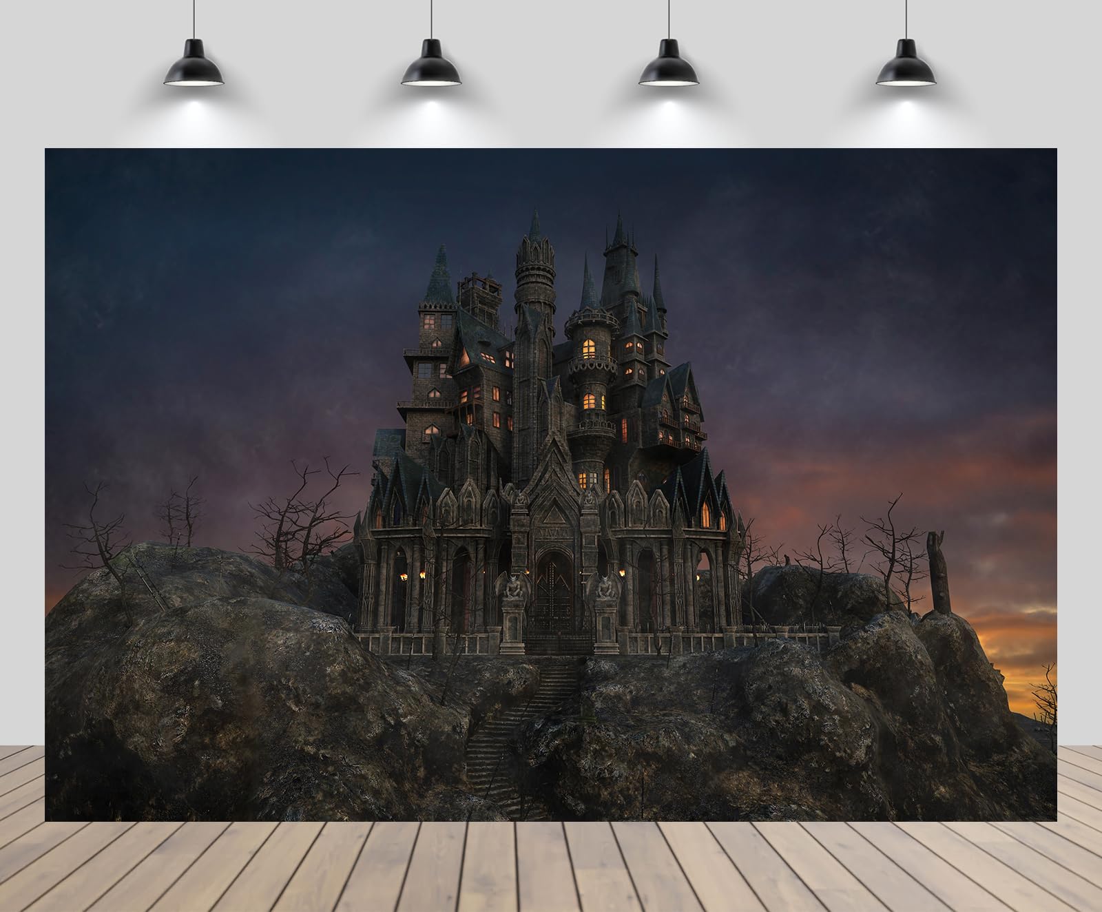 Gothic Night Landscape