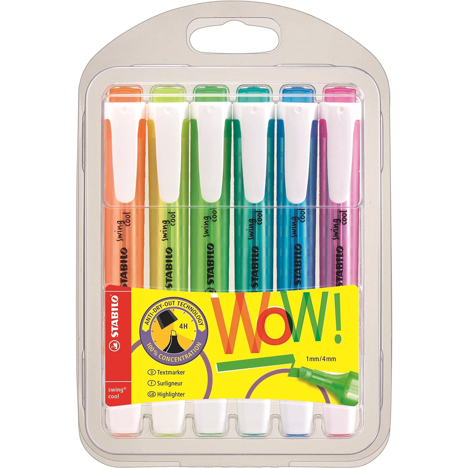 ZakreĹlacz Swing Cool etui 6 kolorĂlw