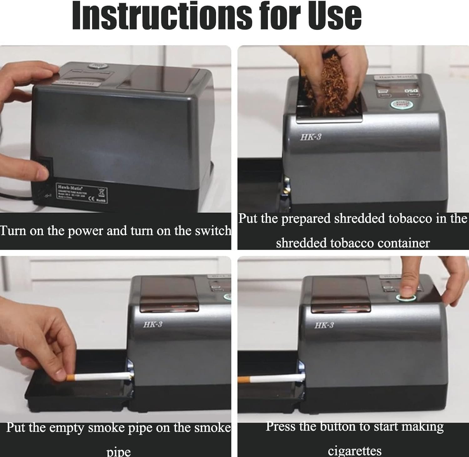 cigarette rolling machines Amazon.com: Tesonway Cigarette Rolling Machine Manual, Cigarette Injector  Machine with Cleaning Brush, Cleaning Probe, Tube Probe, Cleaning Spray  Bottle for 8mm Diameter Cigarettes Paper Tubes : Health & Household