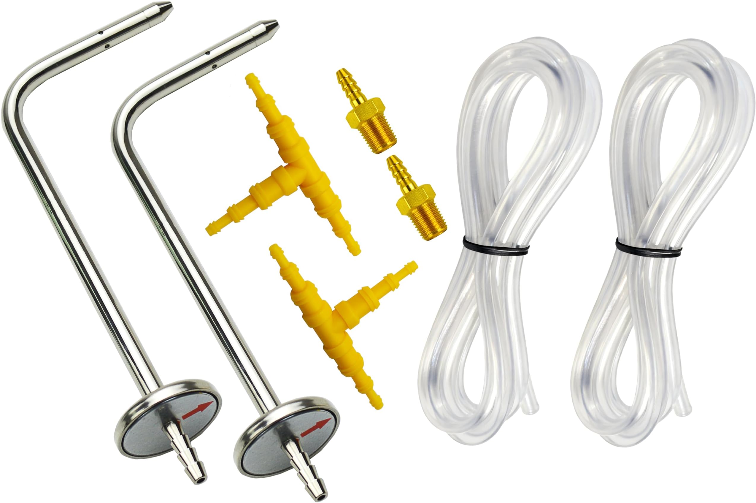 ZIBOO JL3MN Manometer Probe Kit, Compatible with Klein Tools ET180 Digital Manometer Compatible with Fieldpiece JL3KM2, SDMN5，SDMN6，ADMN2,HVAC Pitot Static Tube Fit