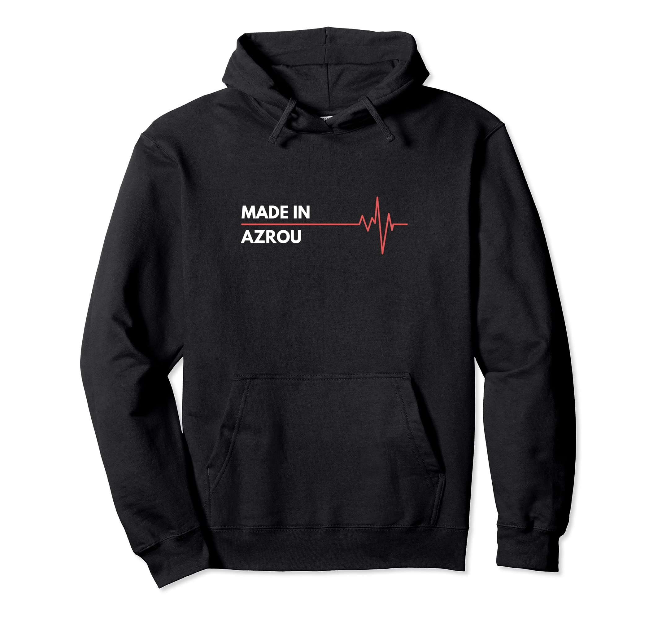 Made In Azrou Morocco City Of Birth Pullover Hoodie