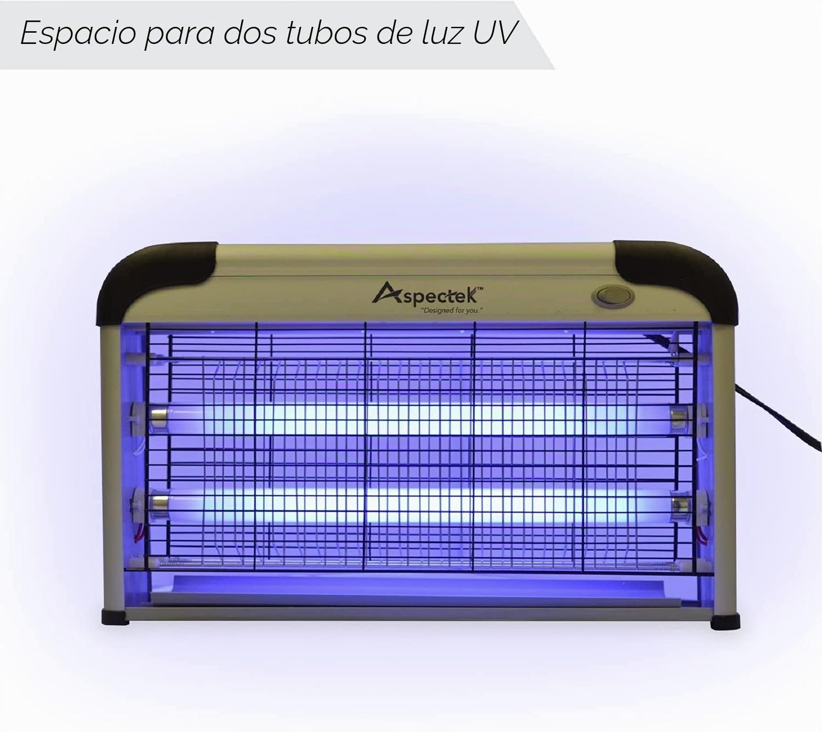 ASPECTEK Foco de Repuesto UV para insecticida AC220, 240 V 10 W, Paquete de 2