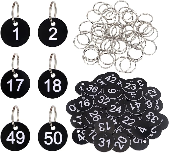 Numbers Tags Dedoot 50 Pack 35mm Plastic Numbered Tags 1 50 Round Numbers Tags Dedoot 50 Pack 35mm Plastic Numbered Tags 1 50 Round