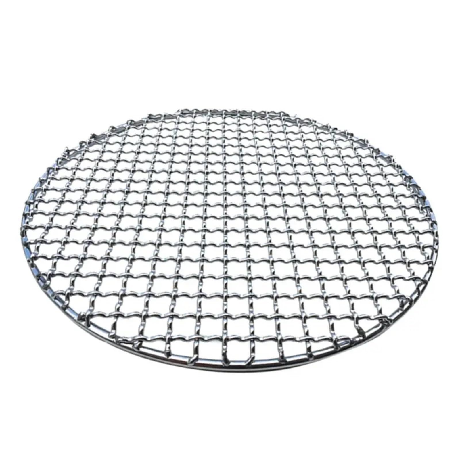 Barbecuerek rooster roestvrij staal rond BBQ net grill gaas geroosterde netten spek grill gereedschap ijzeren netten camping barbecue accessoires rooster rek outdoor picknick gereedschap (kleur: 24