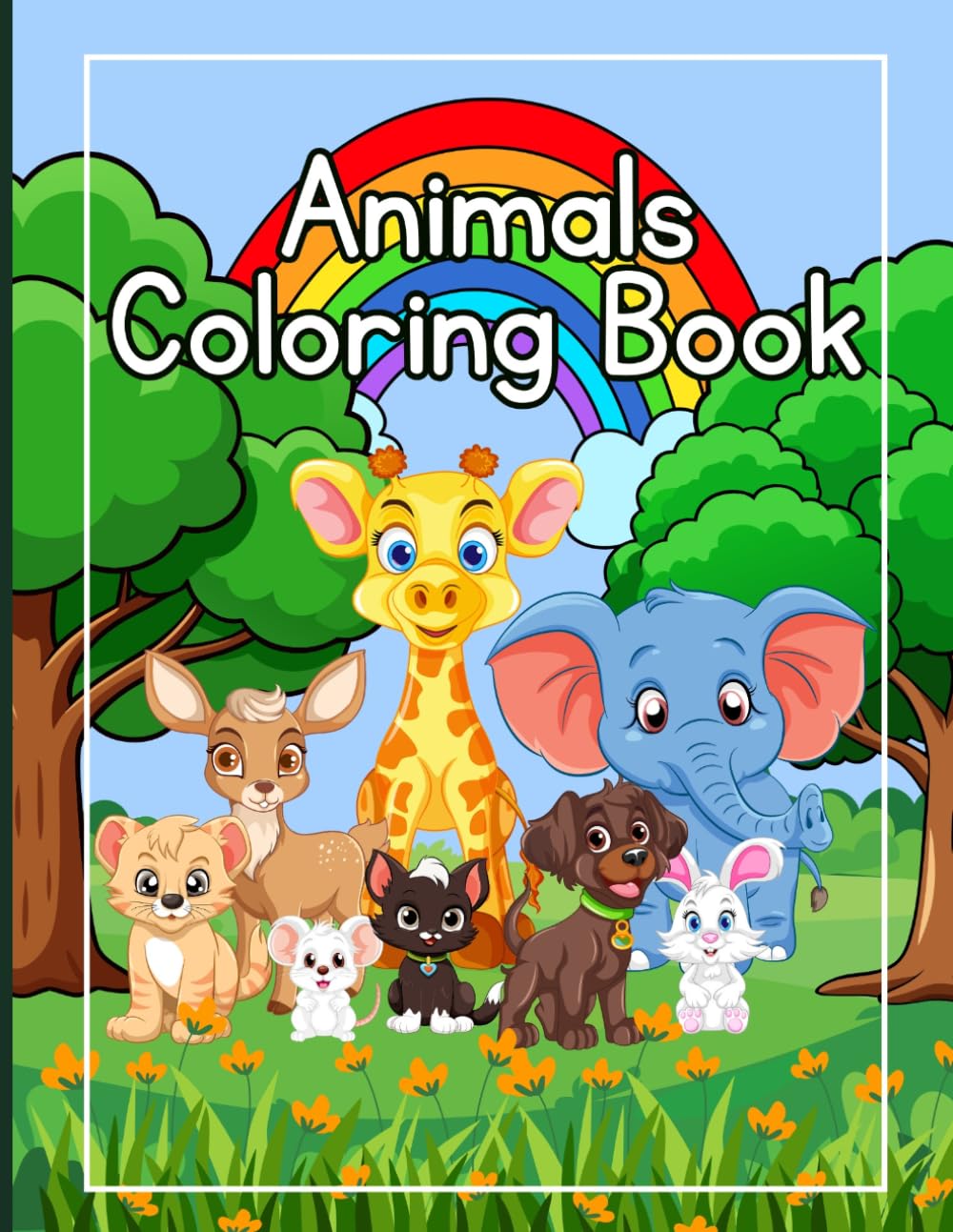 Animal Coloring Book: Spark your child’s creativity and curiosity with the ultimate Animal Coloring Book.