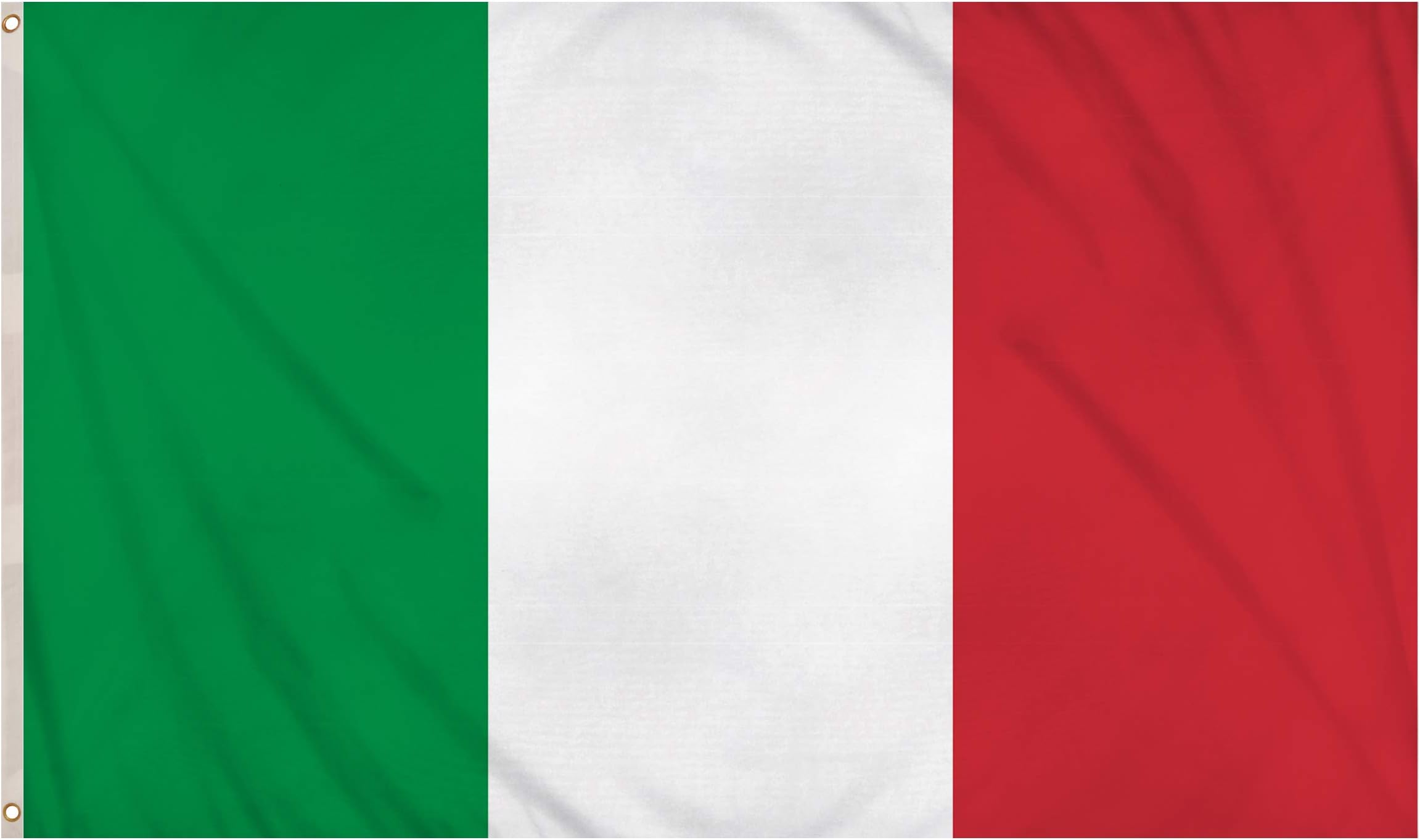 Henbrandt Italian Flag European Flags Italy 5ft x 3ft with Eyelets