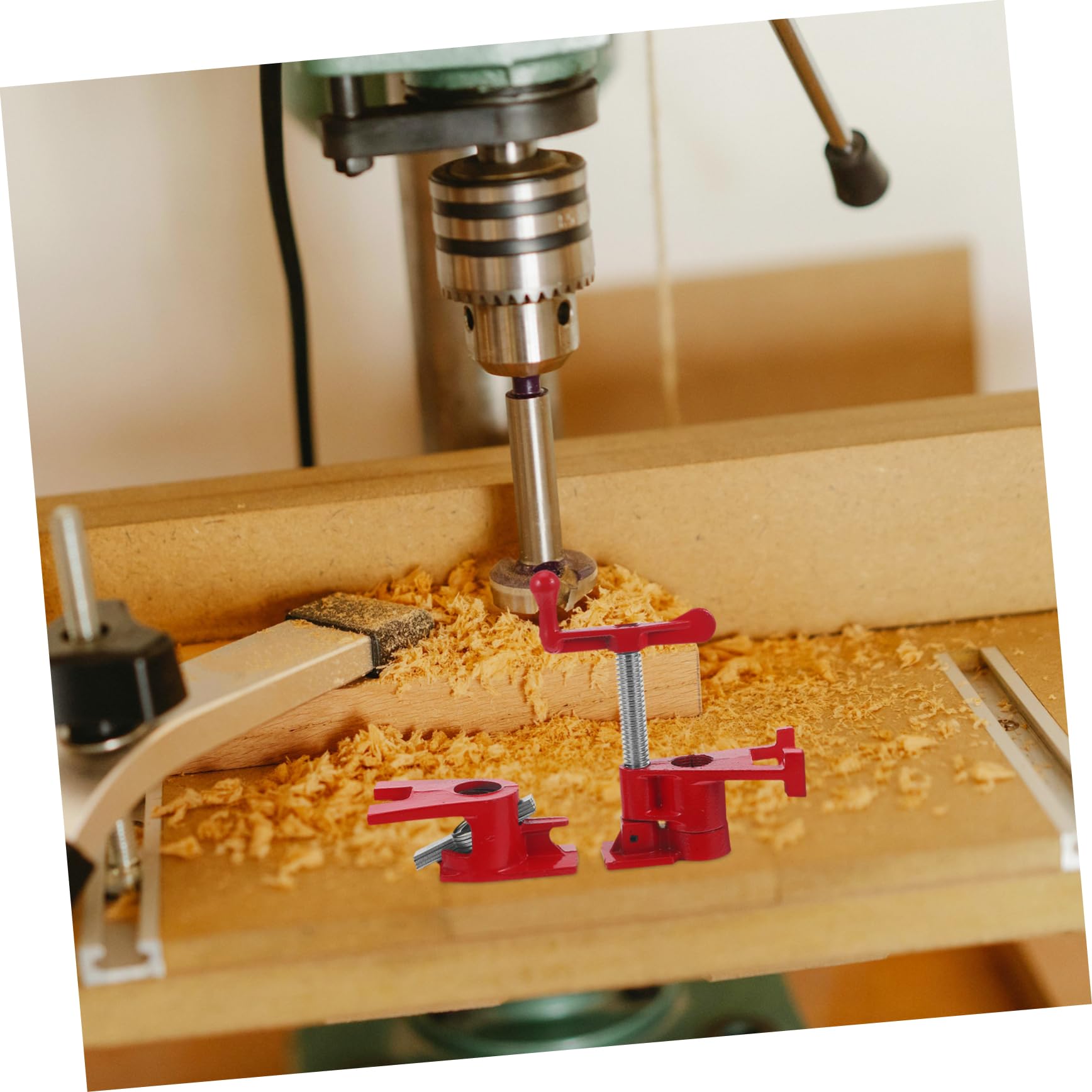 SHINEOFI 1Juego Abrazaderas De Tubería De Carpintería Abrazaderas De Madera Para Pegar Abrazadera De Montaje Del Marco Herramienta De Bricolaje y Construcción De Muebles