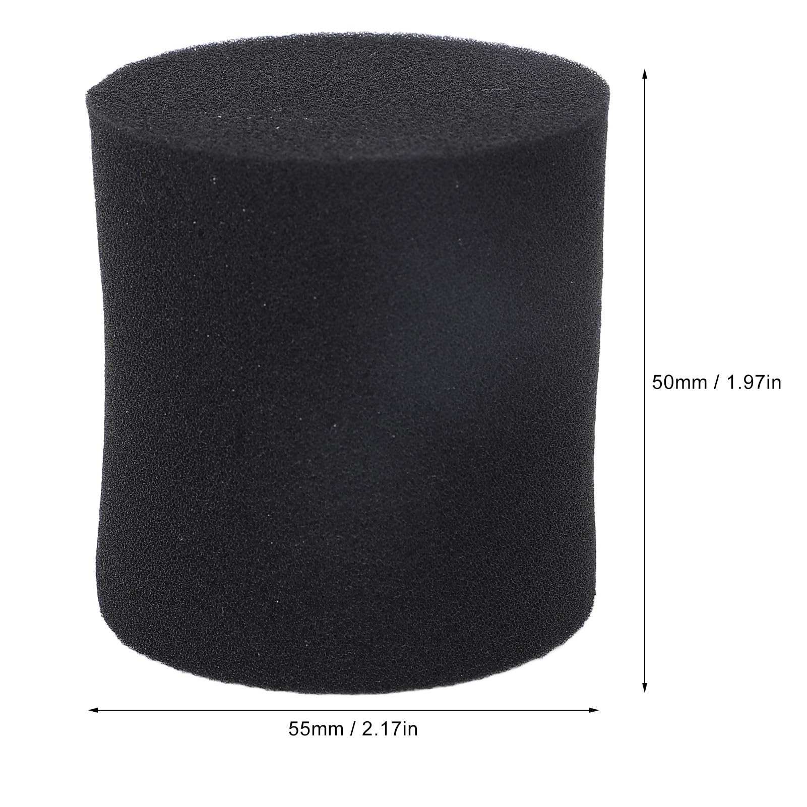 4PCS Port Rurka Gąbka, Wtyczka Gąbki do Szafki Subwooferowej, średnica 55 Mm, wysokość 50 Mm, do Przenośnego Głośnika Głośnika Głośnika