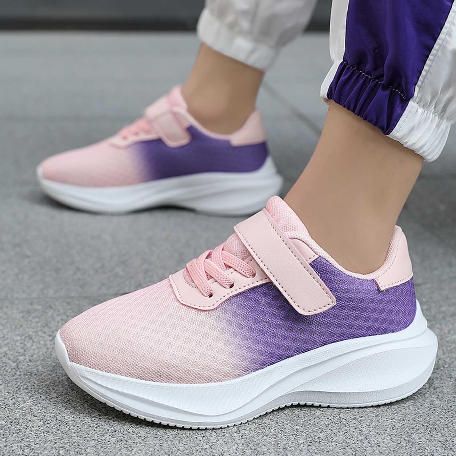 Generisch Baskets 2026 pour fille - Respirantes - En maille - Chaussures de course confortables et décontractées - Chaussures de randonnée sportives pour tout-petits